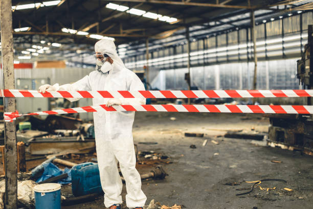 Professional Biohazard technician working in Eagle, ID
